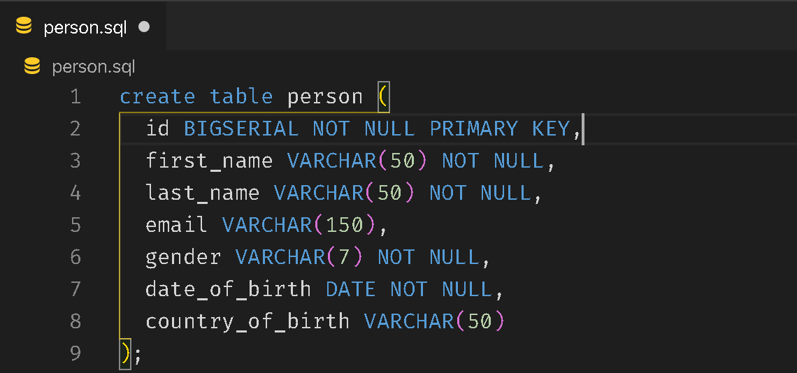 bigserial sql bigserial sql